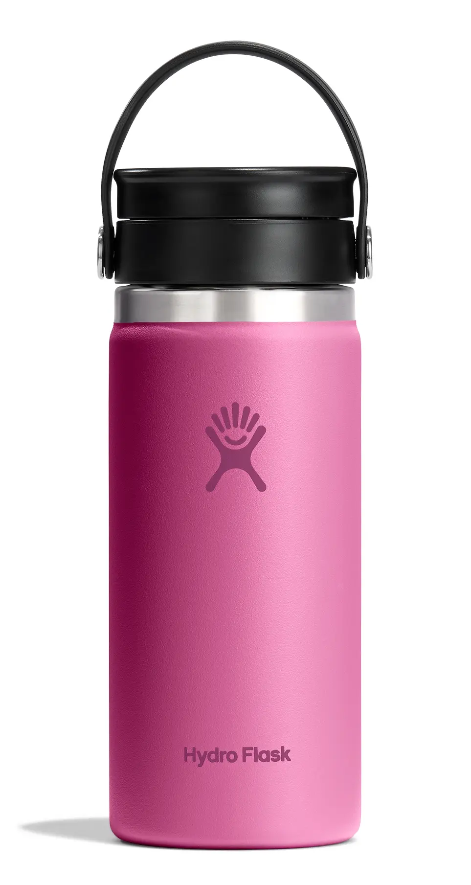 Hydro Flask 16oz旋轉咖啡蓋保溫鋼瓶/ 珊瑚礁紅