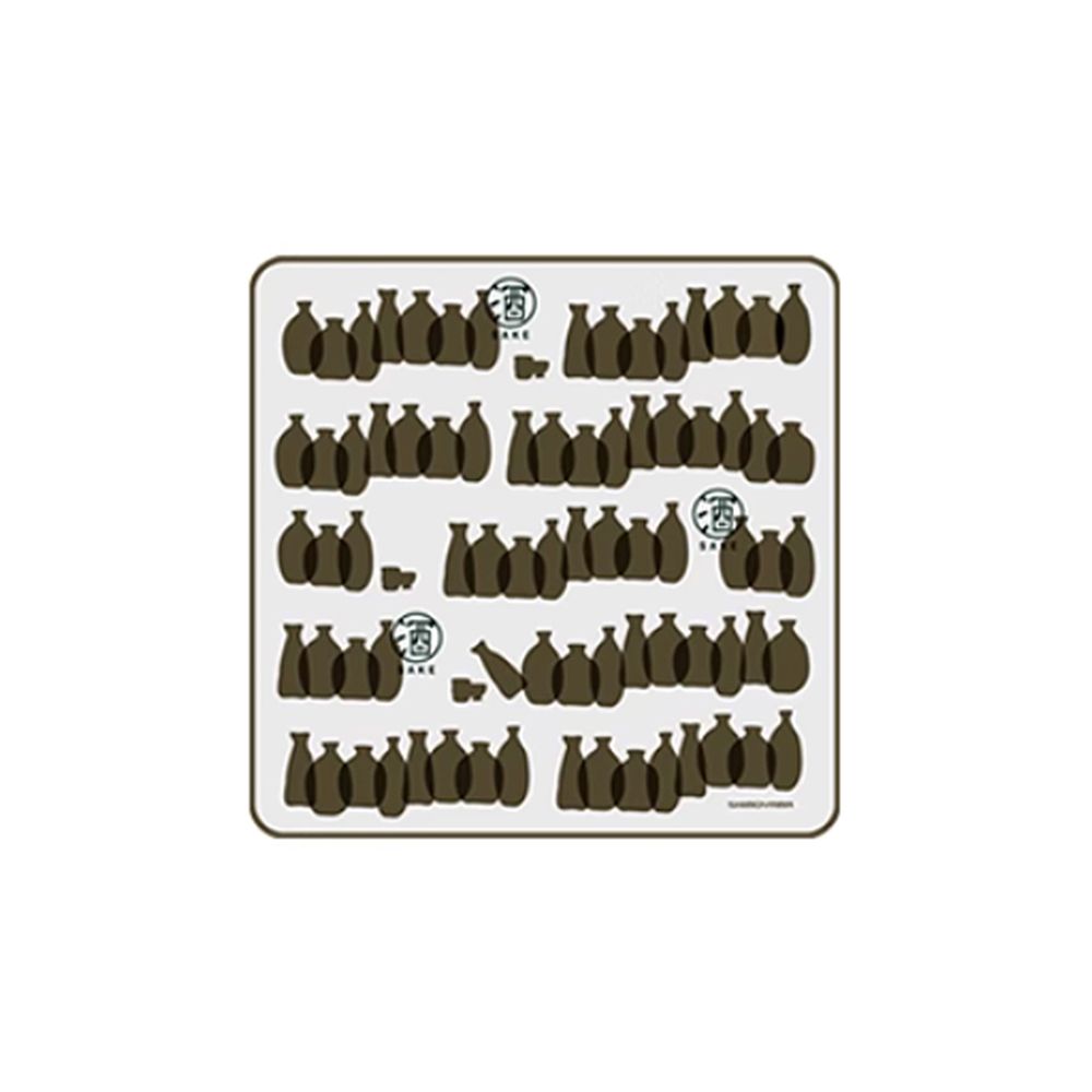 日本霜山 多用途相機防撞百折布/百貼自黏收納布(40x40cm)/ 清酒瓶