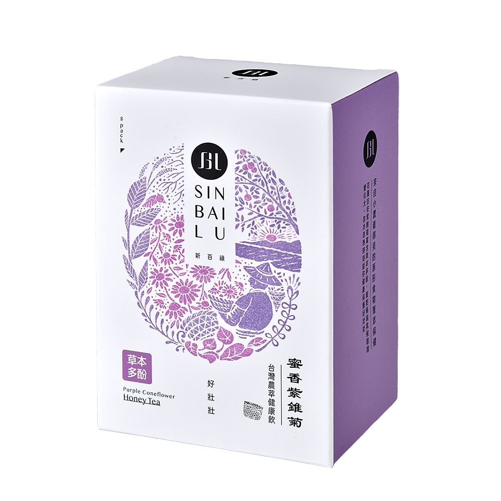 【新百祿】蜜香紫錐菊-8包/盒