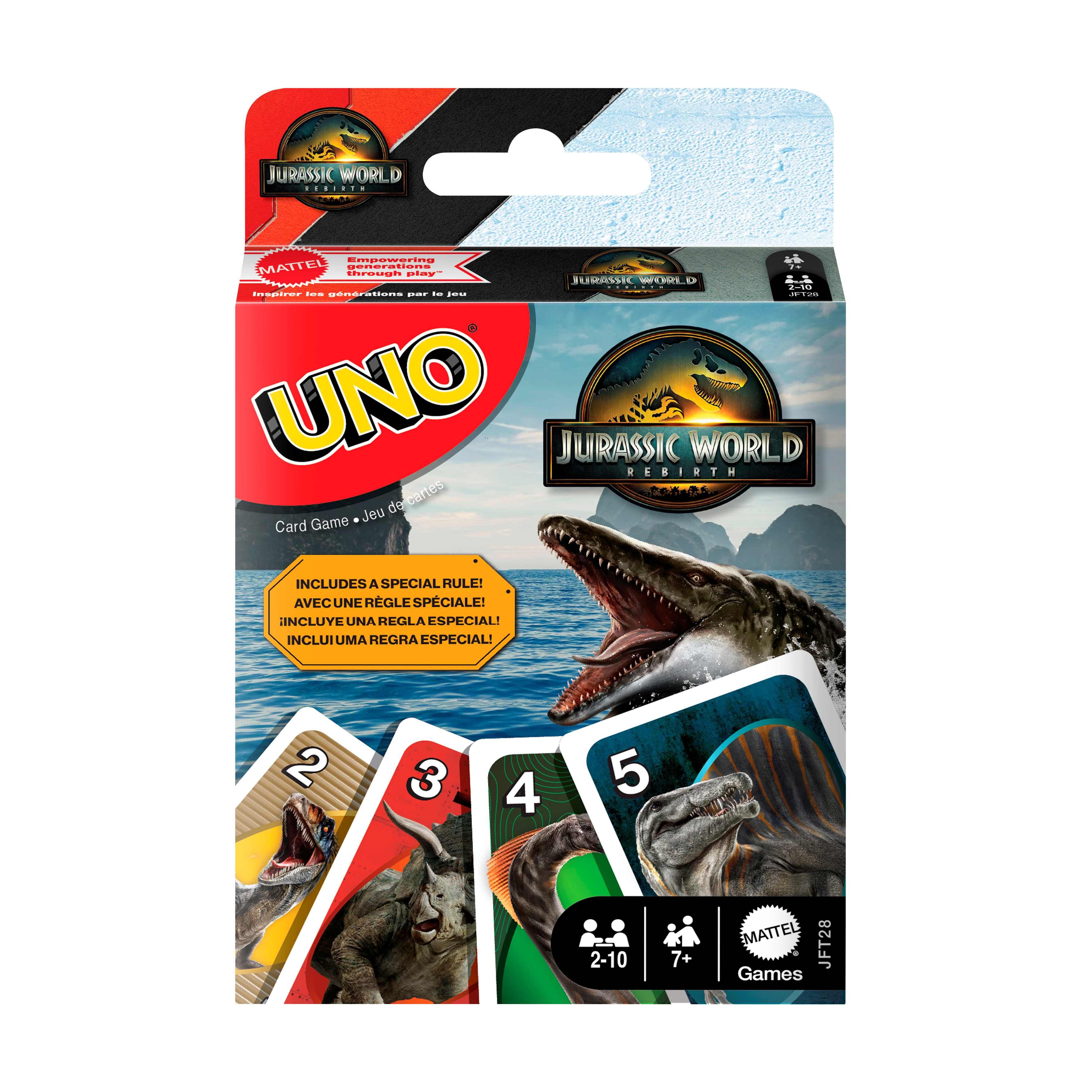 UNO遊戲卡/ 侏羅紀世界電影版