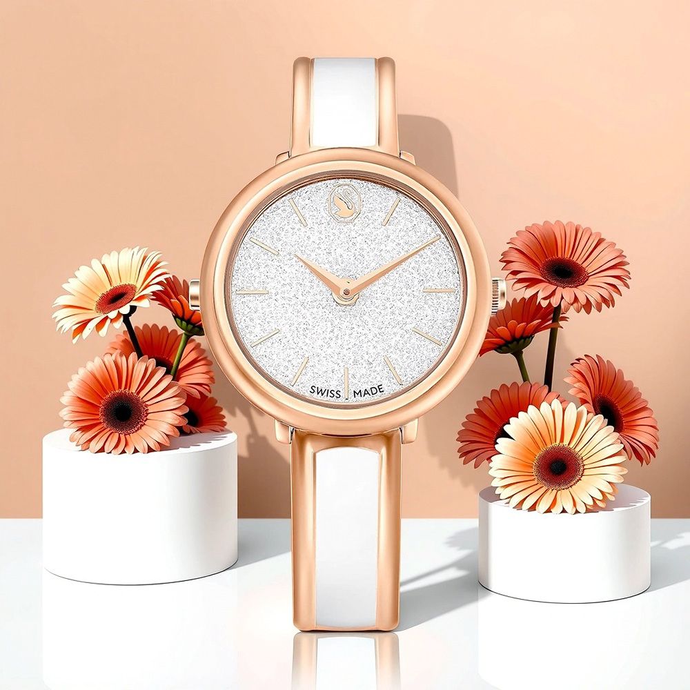 SWAROVSKI 施華洛世奇 Crystalline Bangle 璀璨水晶手鐲女錶 手錶-32mm 5689324
