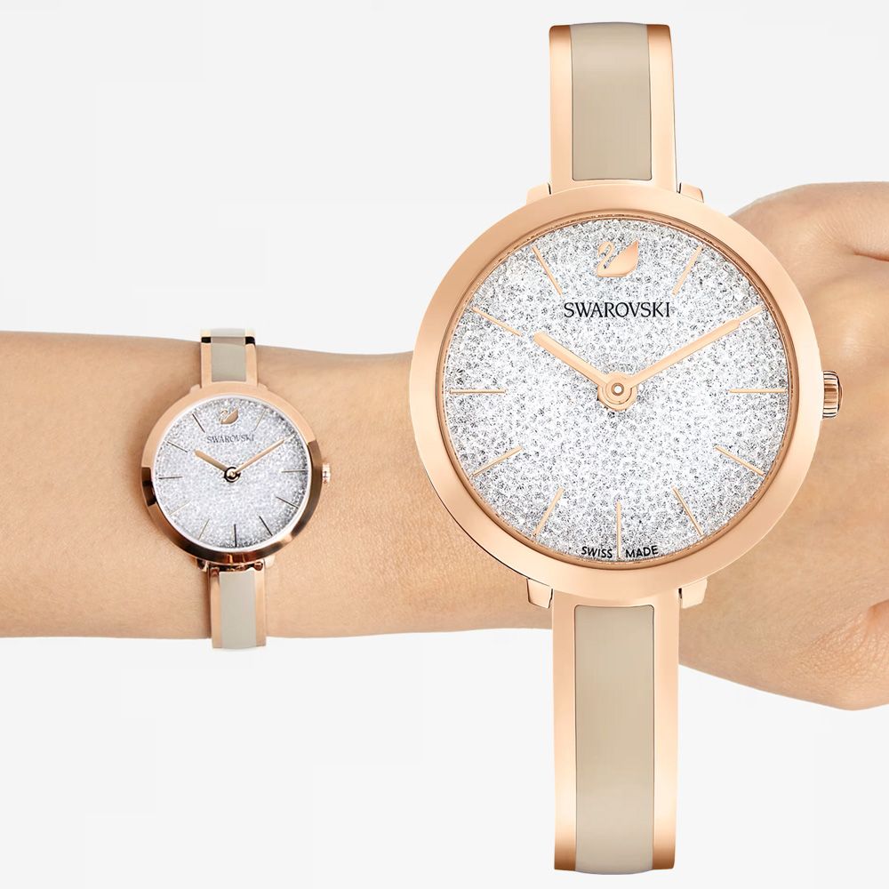 SWAROVSKI 施華洛世奇 Crystalline Delight 璀璨晶鑽女錶 手錶-34mm 5642218
