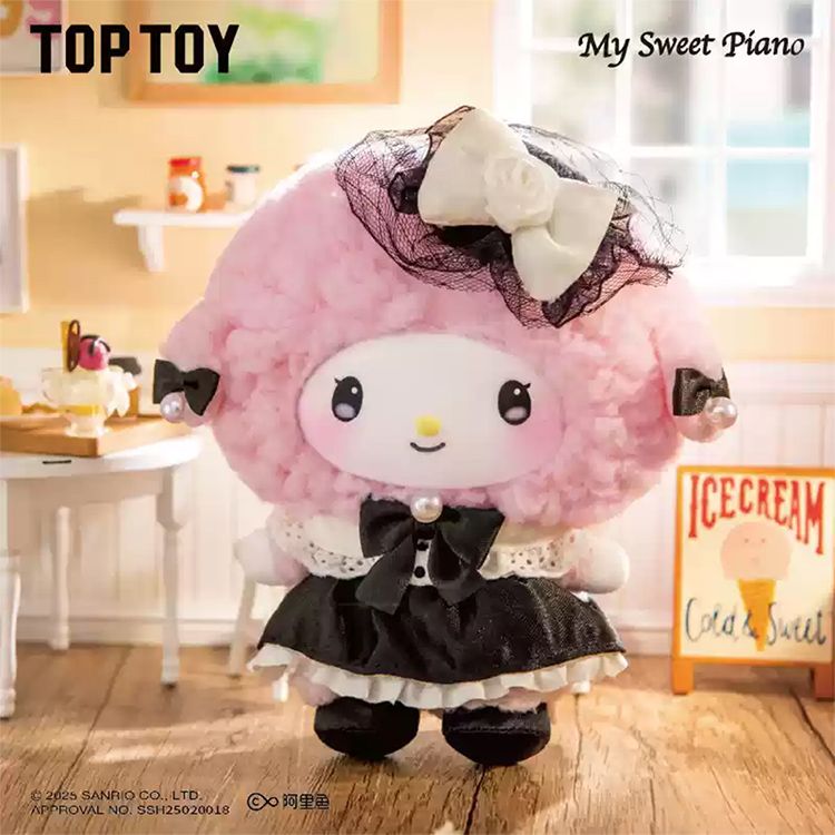 TOPTOY三麗鷗家族姊妹穿搭系列搪膠毛絨盲盒/ 單入隨機款
