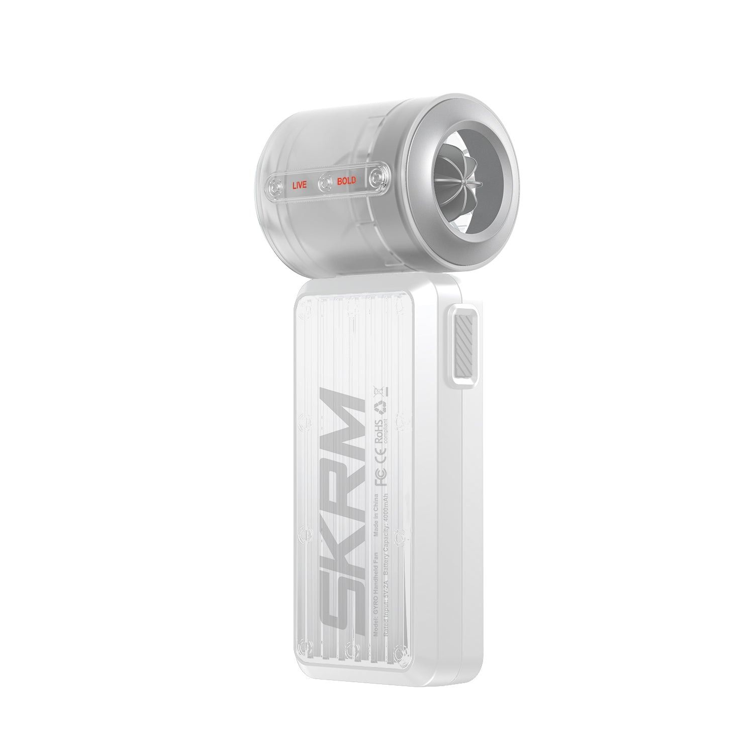 SKINARMA Gyro 4000mAh 手持風扇/ 白