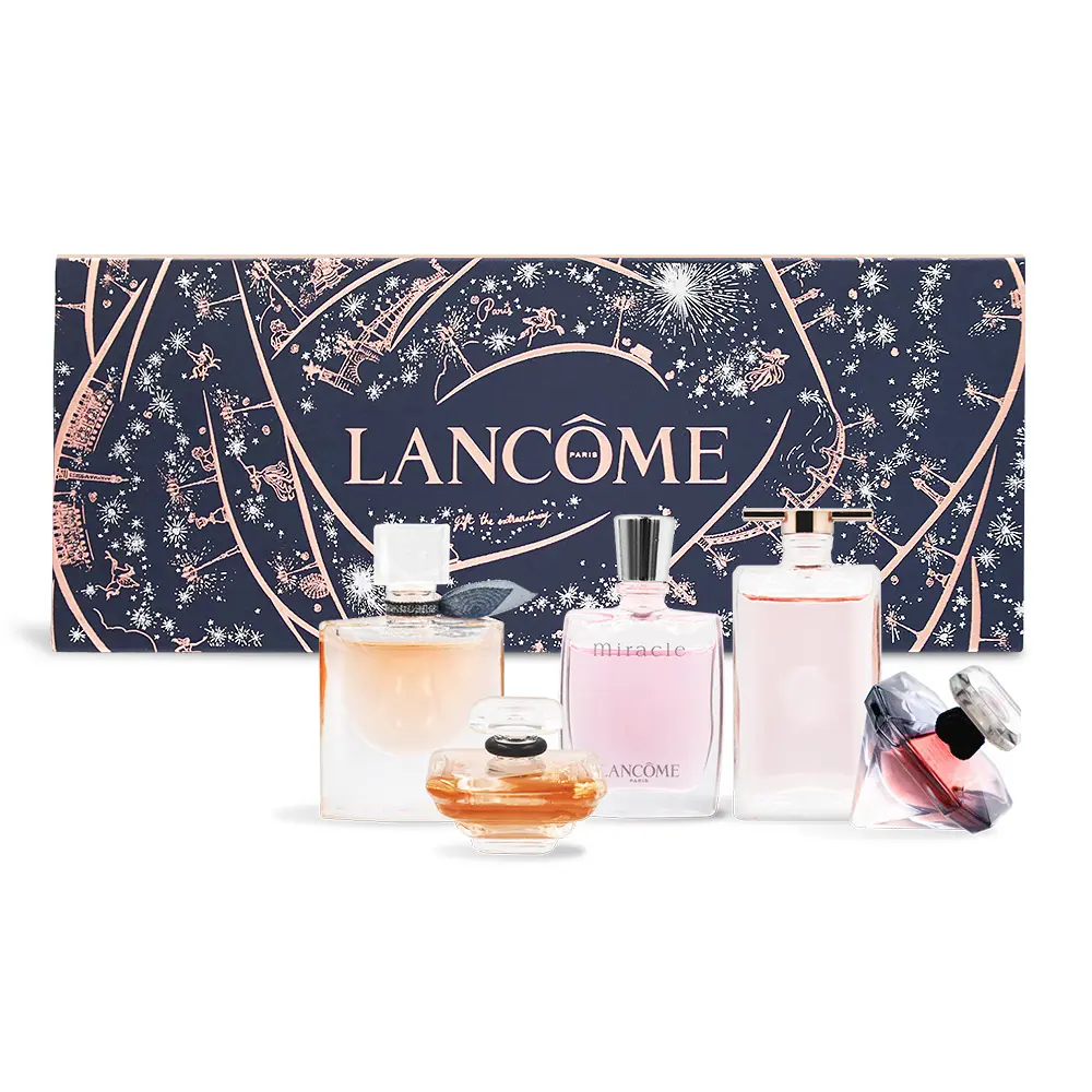 LANCOME 蘭蔻 迷你經典香水禮盒組(唯我+奇蹟+美好人生+璀璨愛戀+星夜)-公司貨