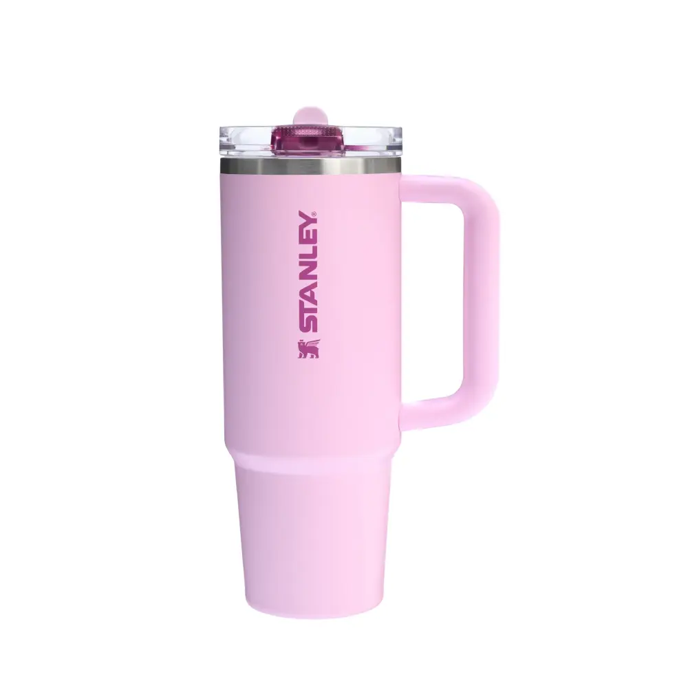 STANLEY防漏吸管隨手杯/ 0.88L/ 春櫻粉