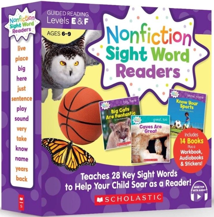 Nonfiction Sight Word Readers Level E&F (附Storyplus/貼紙/14冊合售)