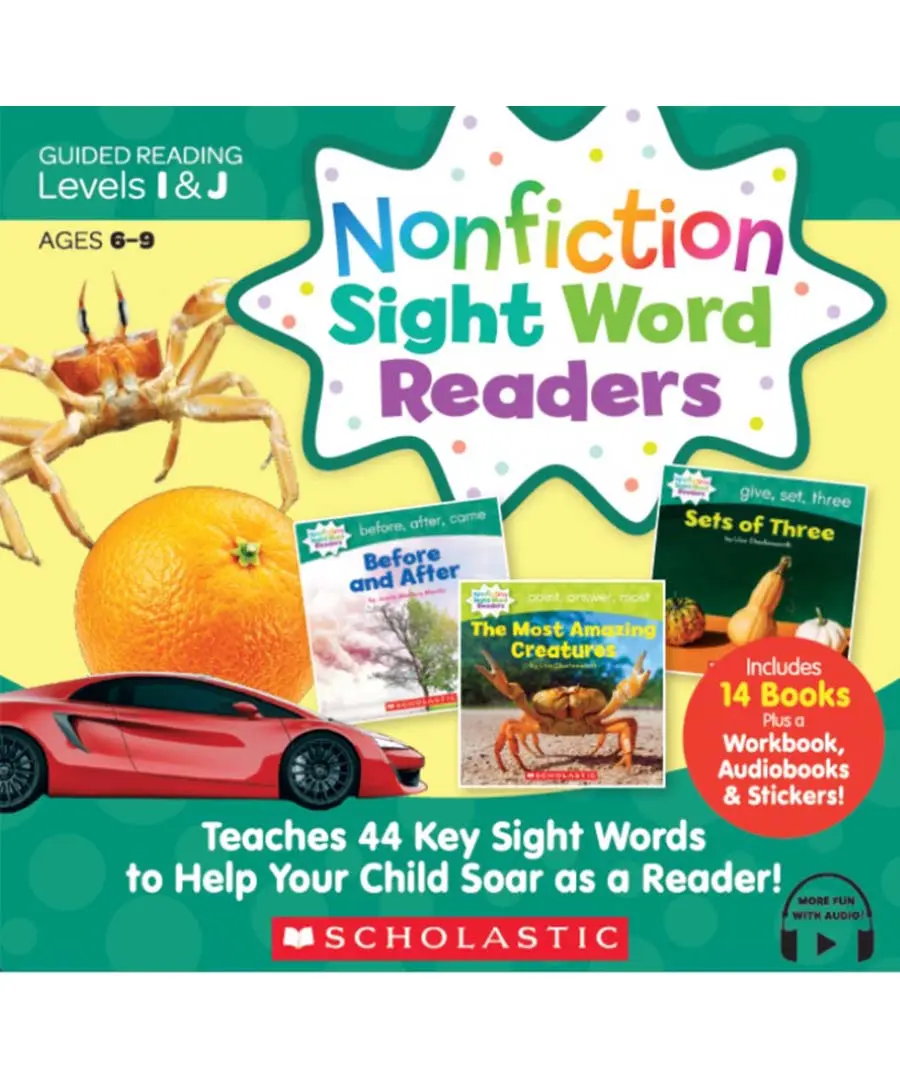 Nonfiction Sight Word Readers Level I&J (附StoryPlus/貼紙/14冊合售)