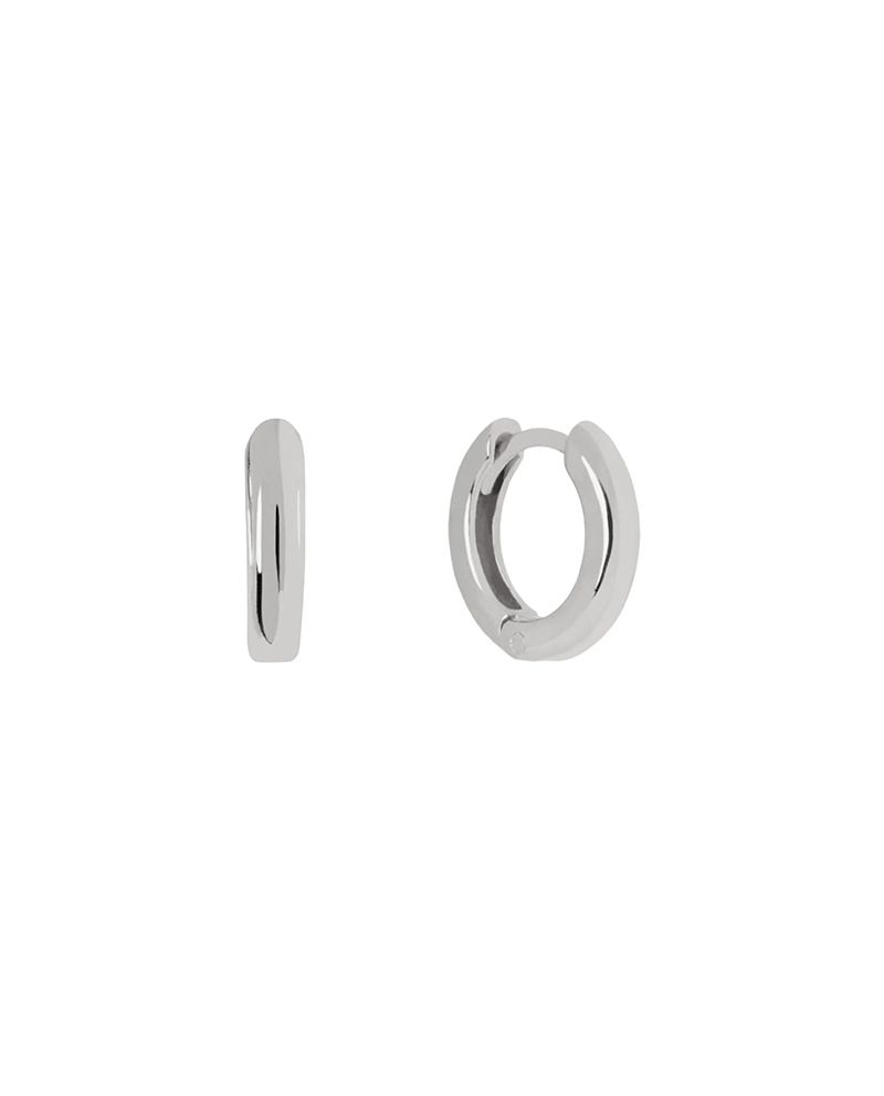 【ARTE WHITE】J&CO. JEWELRY - Luxe 素面純銀圈圈耳環