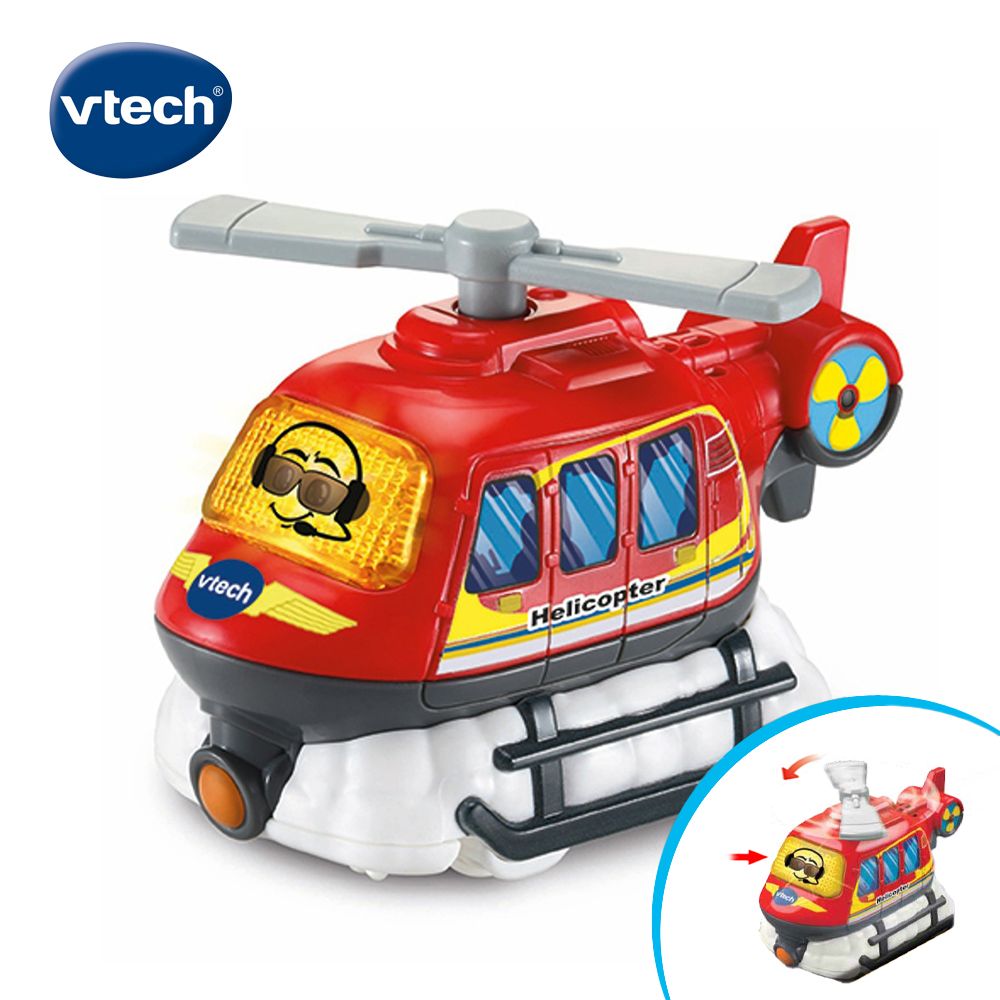 vtech聲光城市嘟嘟車/ 救援直升機