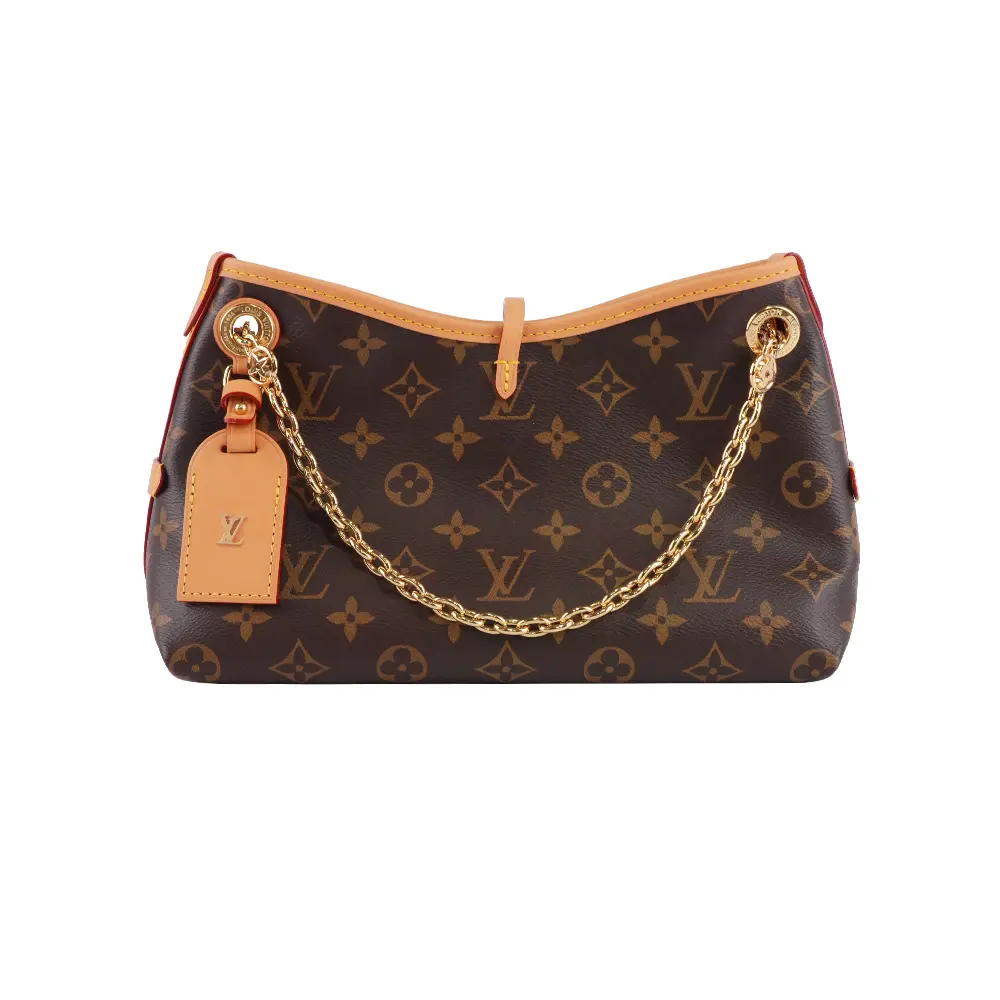 【Louis Vuitton】CarryAll BB Monogram 塗層帆布迷你二用鍊包 M13014/ 平行輸入