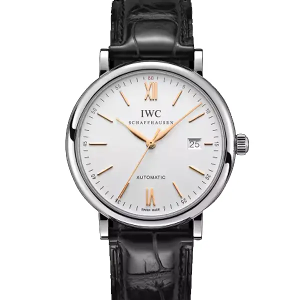 【IWC 萬國】柏濤菲諾系列機械錶 白面金字 IW356517 40mm