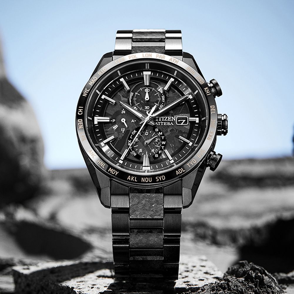 CITIZEN 星辰 HAKUTO-R限定 鈦金屬 光動能電波計時手錶 男錶 AT8287-62E