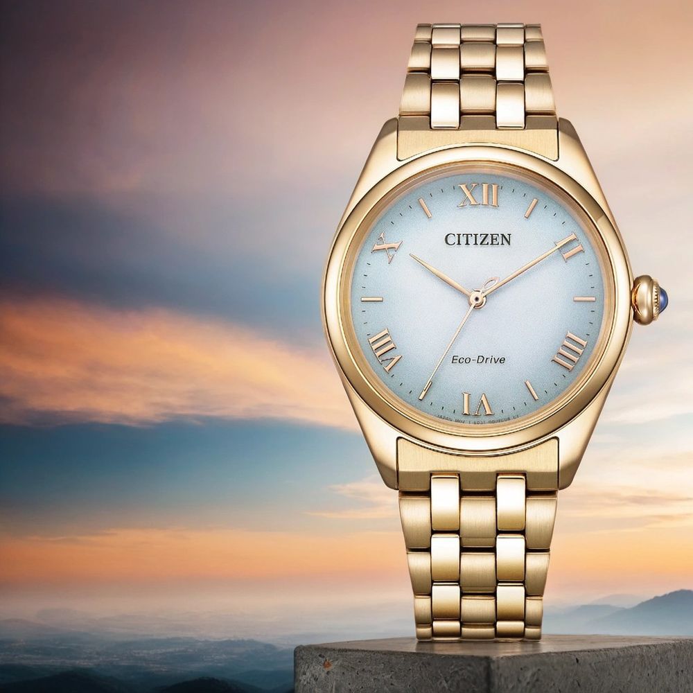 CITIZEN 星辰 L系列 光動能女錶 手錶 EM1143-81X