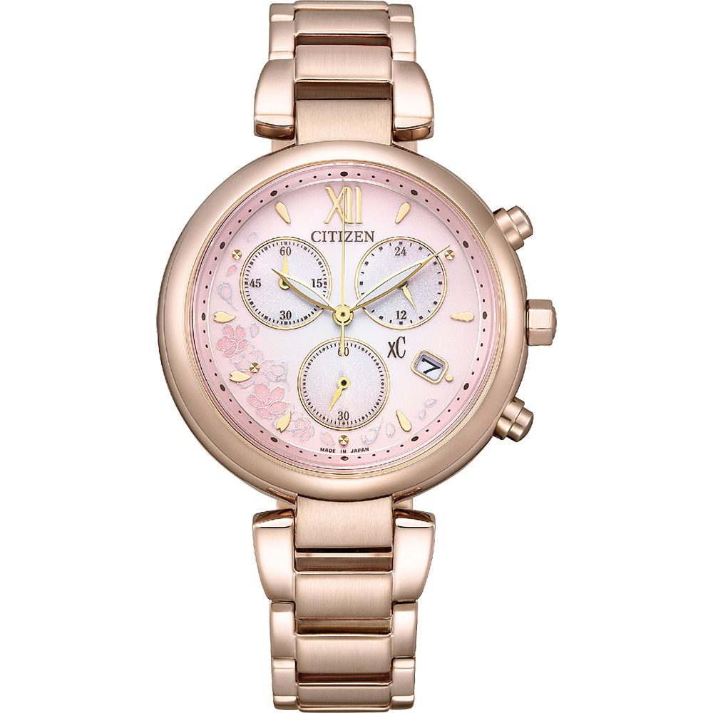 CITIZEN 星辰 XC Hebe田馥甄廣告款 亞洲限定 光動能計時女錶 手錶 FB1456-65X