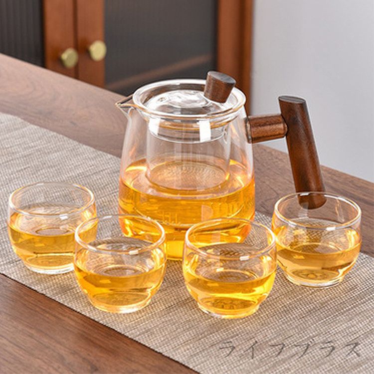 Kiyodo可直火玻璃泡茶-五件套-2組