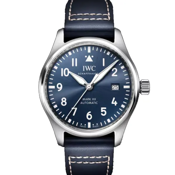 【IWC 萬國】馬克二十飛行員系列機械錶 藍面IW328203 40mm