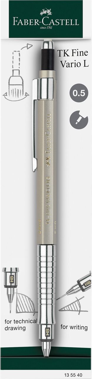 FABER-CASTELL製圖自動鉛筆/ 0.5mm/ 香檳金