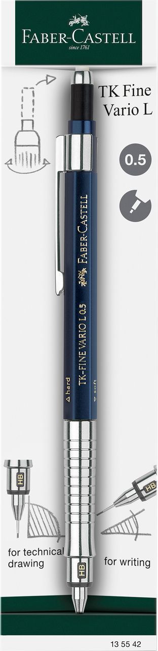 FABER-CASTELL製圖自動鉛筆/ 0.5mm/ 藏青藍