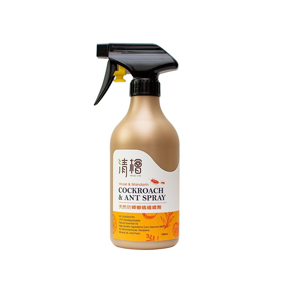 清檜天然防蟑螂螞蟻噴劑500ml（環衛藥防蟲字第108102101號）
