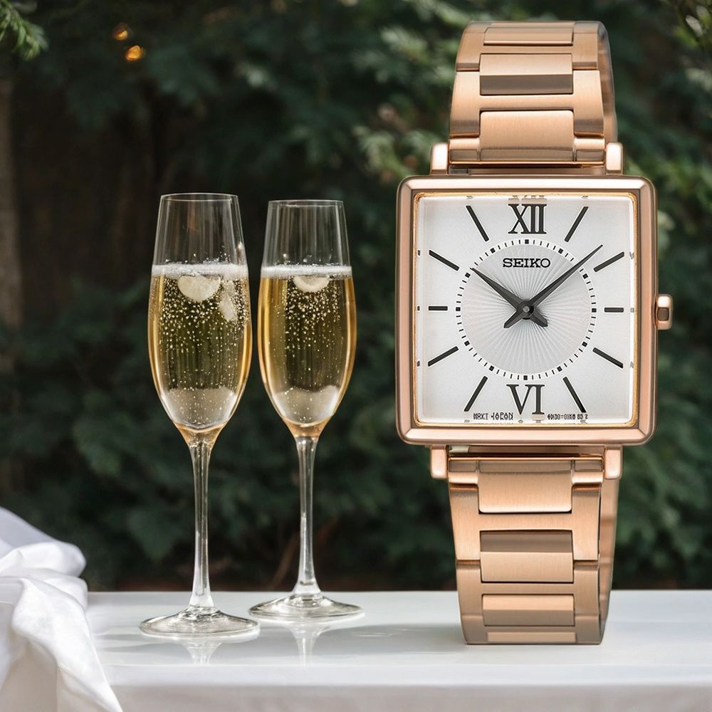 SEIKO 精工 CS 摩登時尚長方形女錶 (SWR112P1/4N30-00N0K)