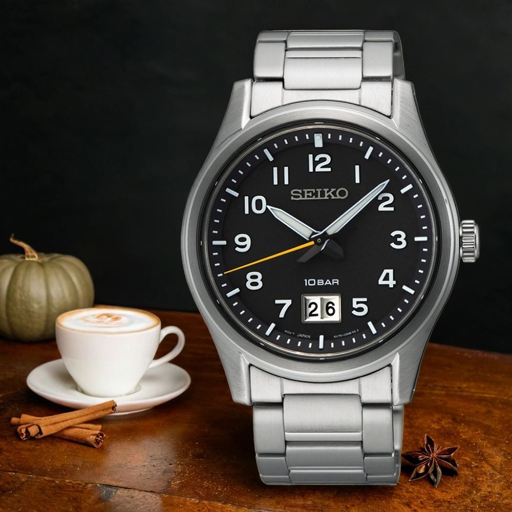 SEIKO 精工 CS系列大日期手錶-39.5mm (SUR569P1/6N76-00K0D)