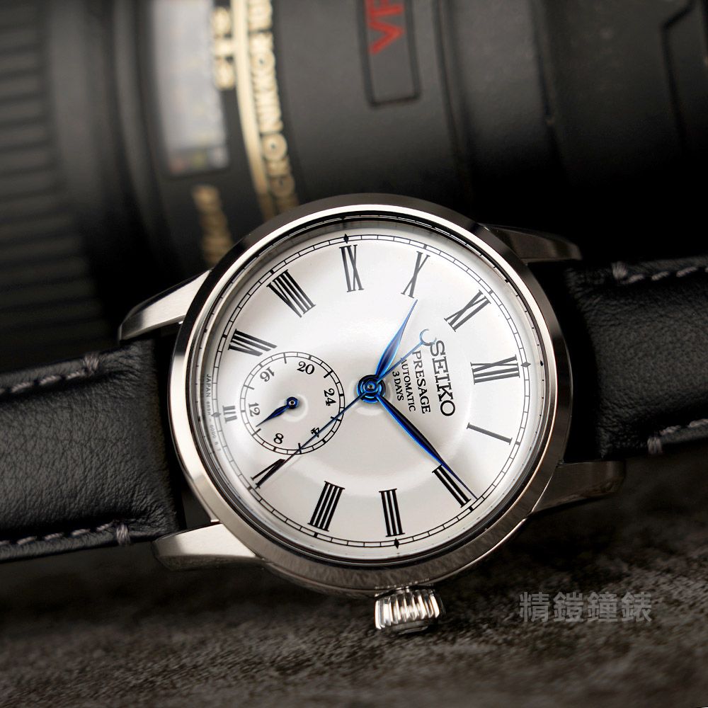 SEIKO 精工 Presage Craftsmanship 職人系列 三日鍊 琺瑯機械錶 (SPB495J1/6R5H-00D0Z)
