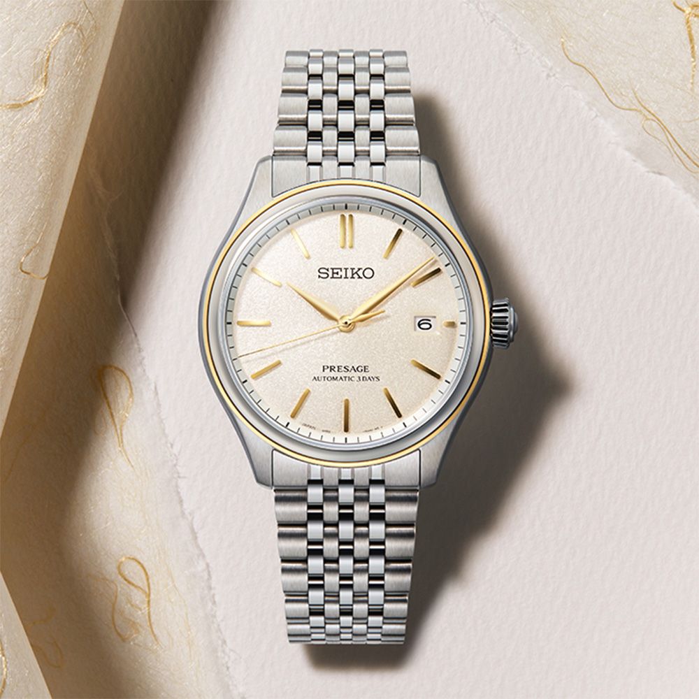 SEIKO 精工 Presage 日式職人機械錶-40.2mm (SPB478J1/6R55-00H0G)