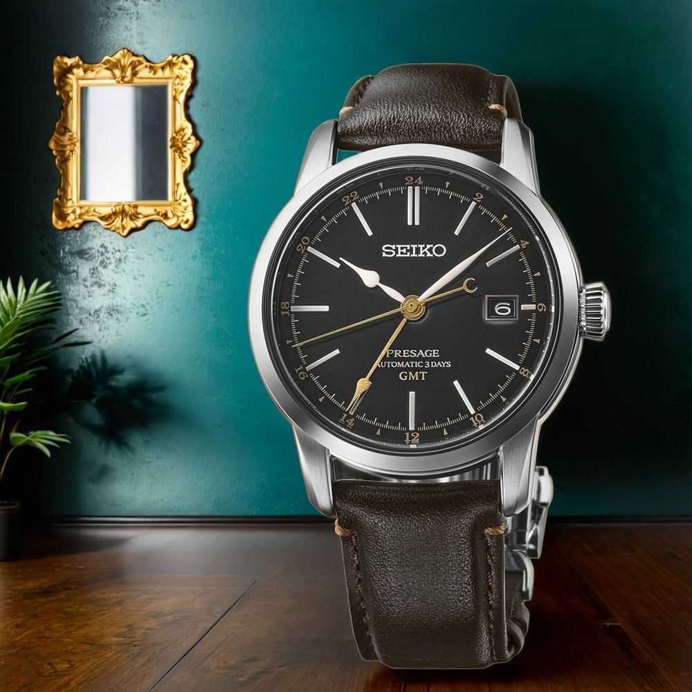 SEIKO 精工 Prospex GMT 日本漆藝機械錶 40.2mm (SPB447J1/6R54-00F0C)