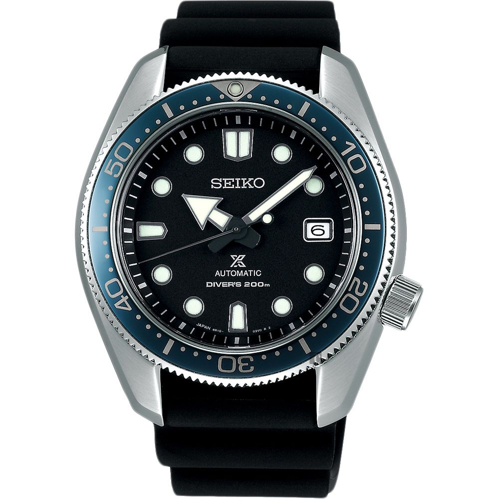 SEIKO 精工 PROSPEX 水鬼 200米潛水機械錶-黑/44mm (6R15-04G0X/SPB079J1)