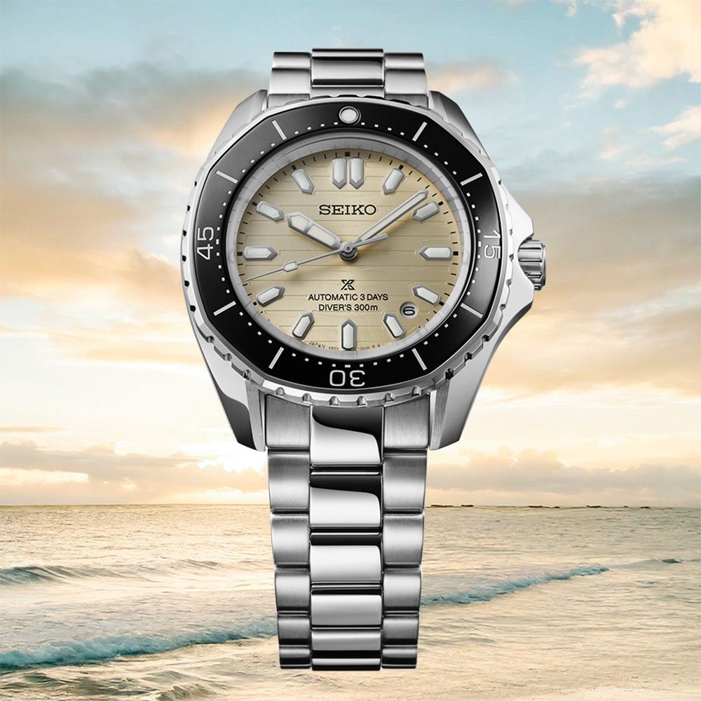 SEIKO 精工 Prospex 度假系列 多邊形300米潛水錶 機械錶 (SPB481J1/6R55-00J0S)