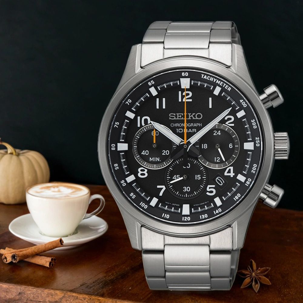 SEIKO 精工 運動三眼計時手錶 (SSB447P1/8T63-02M0D)
