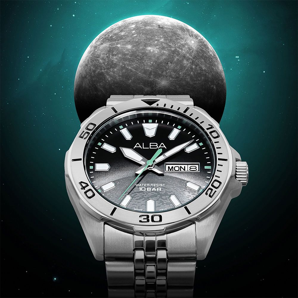 ALBA 雅柏 限量版星系宇航 Mercury 水星手錶 男錶-42mm (AV3575X1/VJ43-X044D)