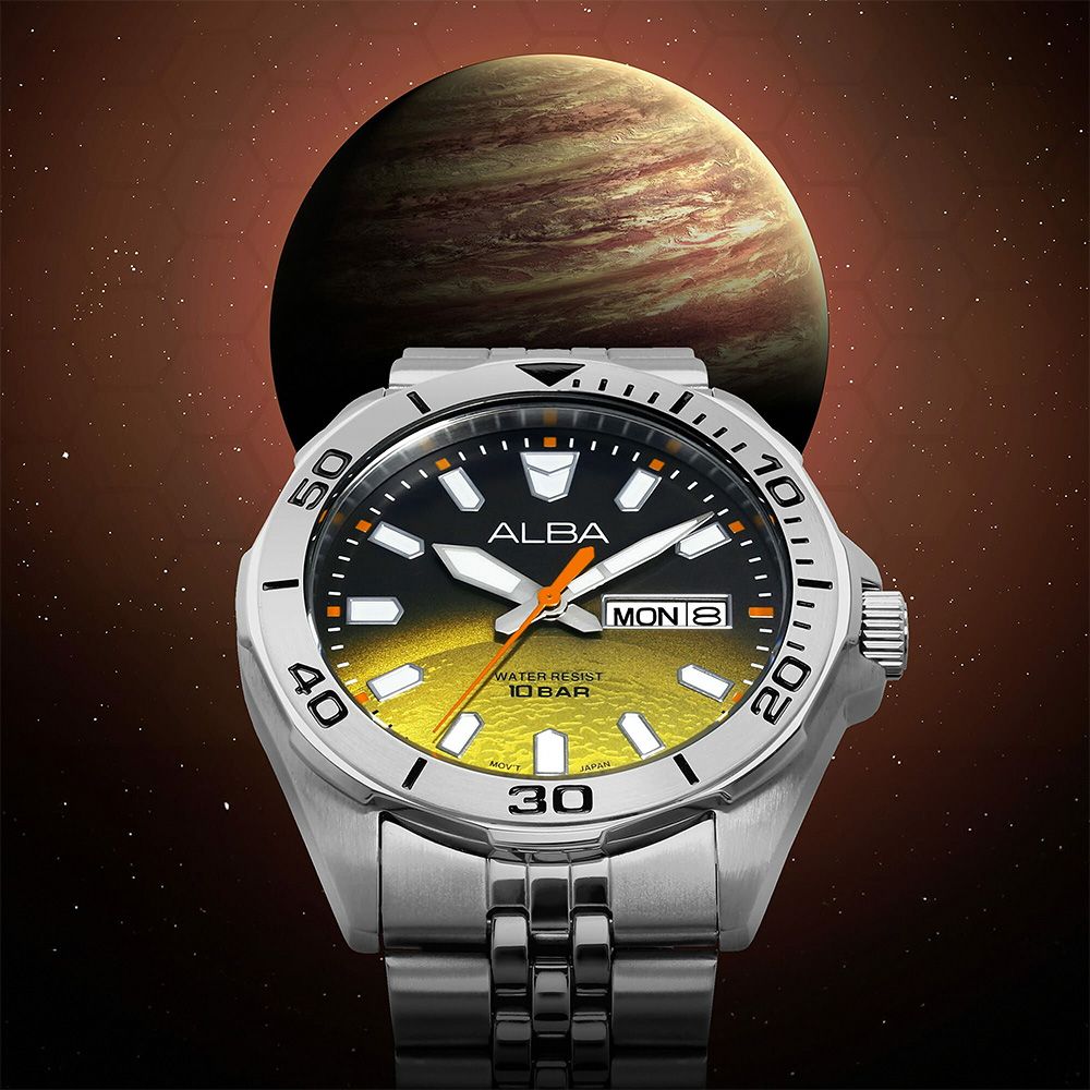 ALBA 雅柏 限量版星系宇航 Jupiter 木星手錶 男錶-42mm (AV3583X1/VJ43-X044Y)
