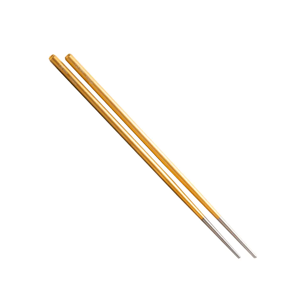 keith鎧斯鈦彩鈦圓形鈦筷/ 23.5cm/ Ti5663 (金)
