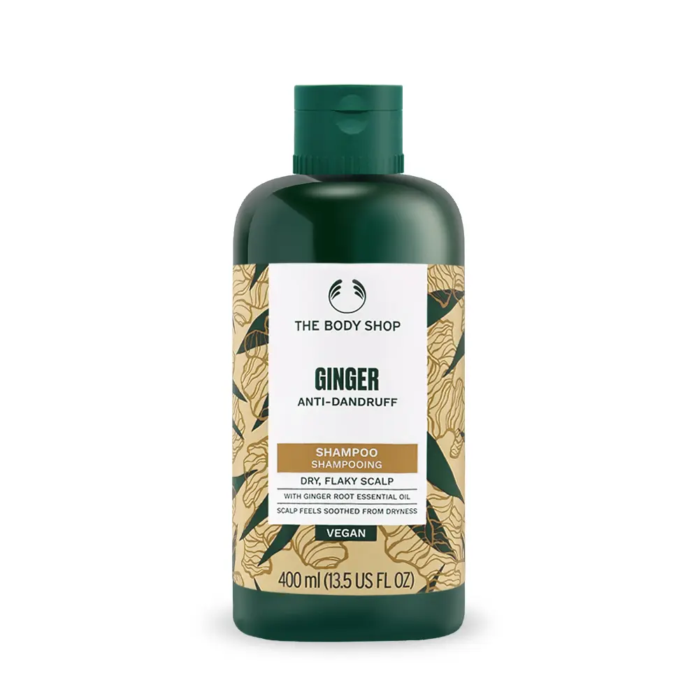 THE BODY SHOP 薑根鏗活調理洗髮精(400ml)-新版-平行輸入