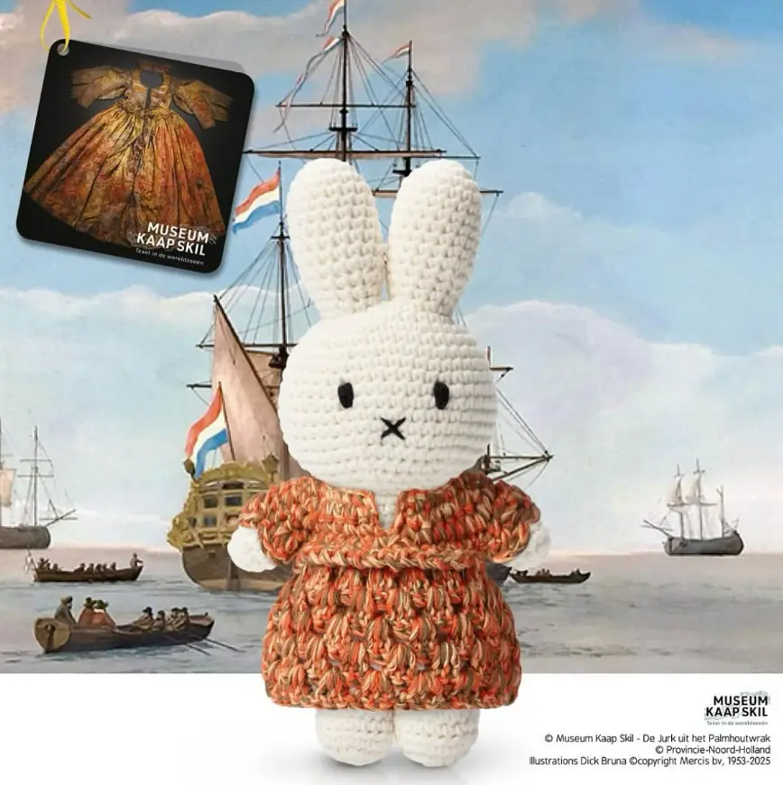 荷蘭 Just Dutch 手工編織Miffy布偶/ Museum Kaap Skil/ Kaap Skil Dress