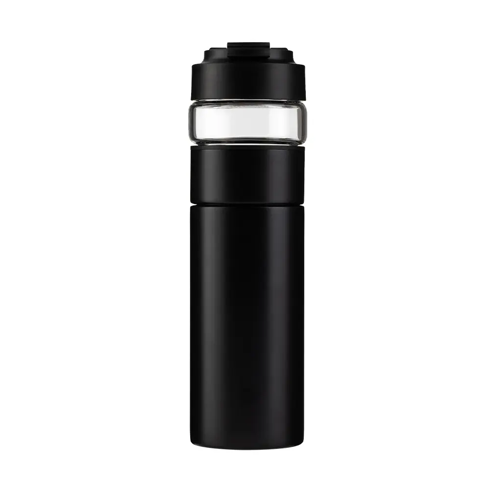 PO:Selected丹麥Brew Master隨泡保溫瓶/ 350ml/ 黑