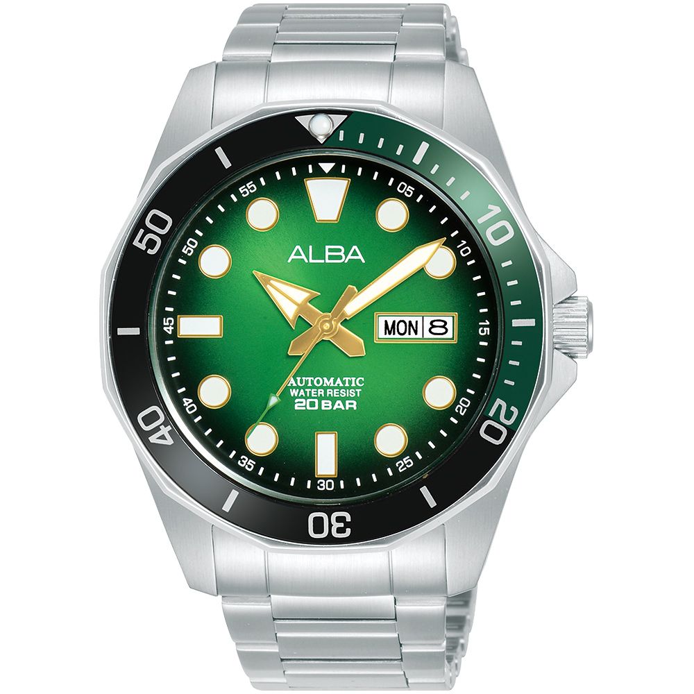 ALBA 雅柏 Tokyo Design 潛水風格機械錶-43mm (AL4537X1/Y676-X063G)