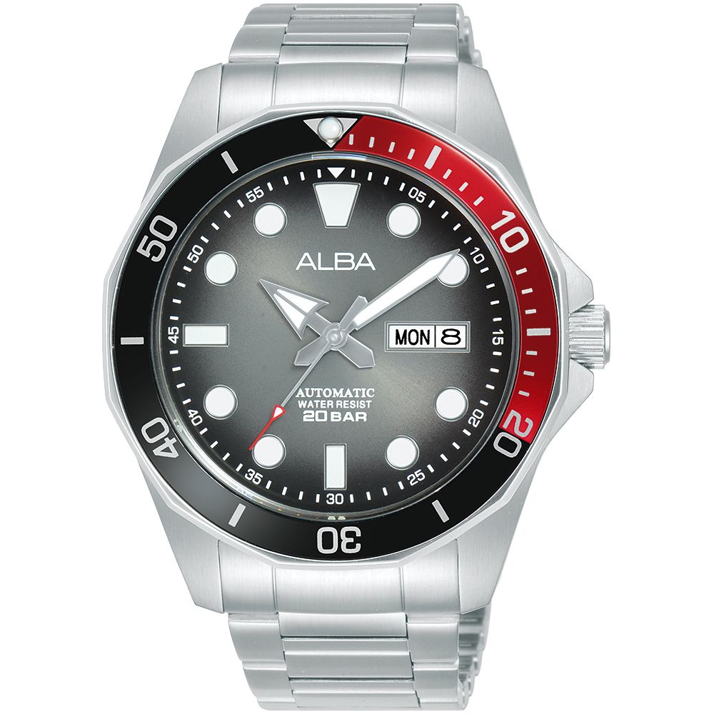 ALBA 雅柏 Tokyo Design 潛水風格機械錶-43mm (AL4539X1/Y676-X063N)