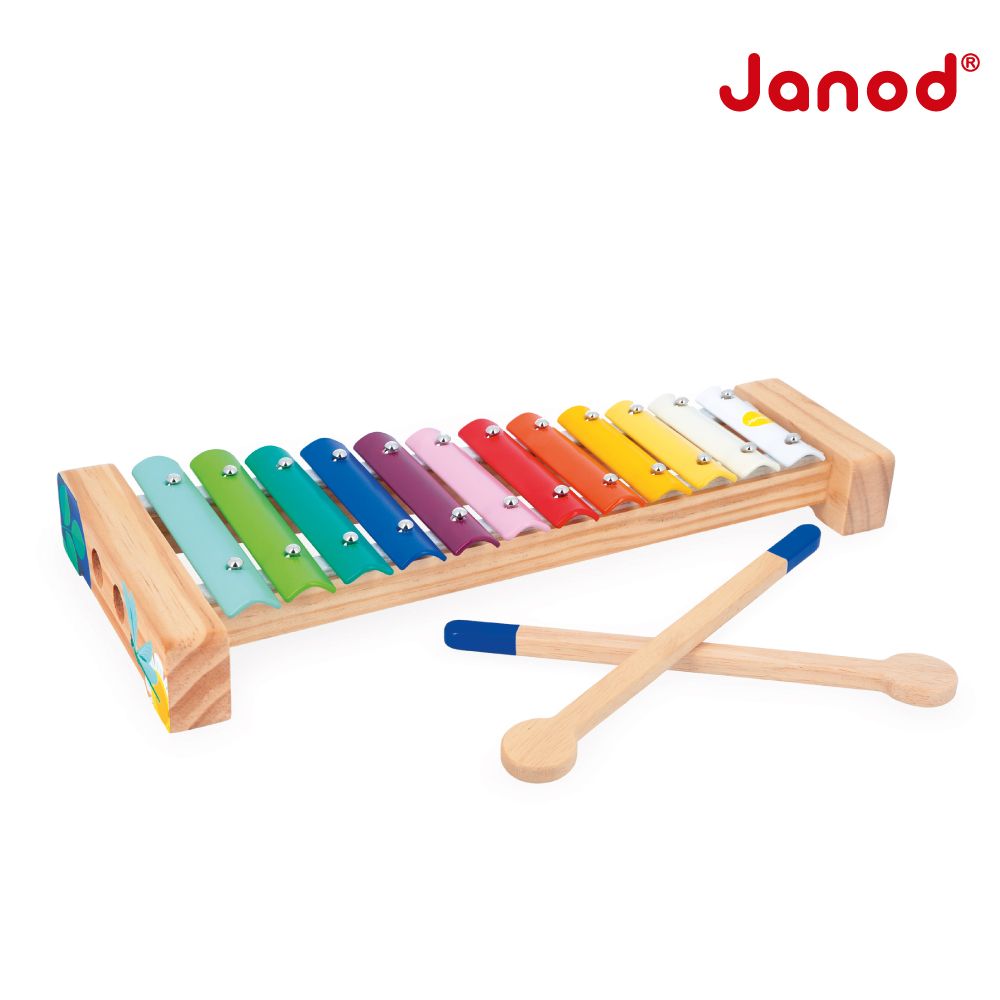 叢林小樂手登場➤Janod 12音鐵琴/ 叢林