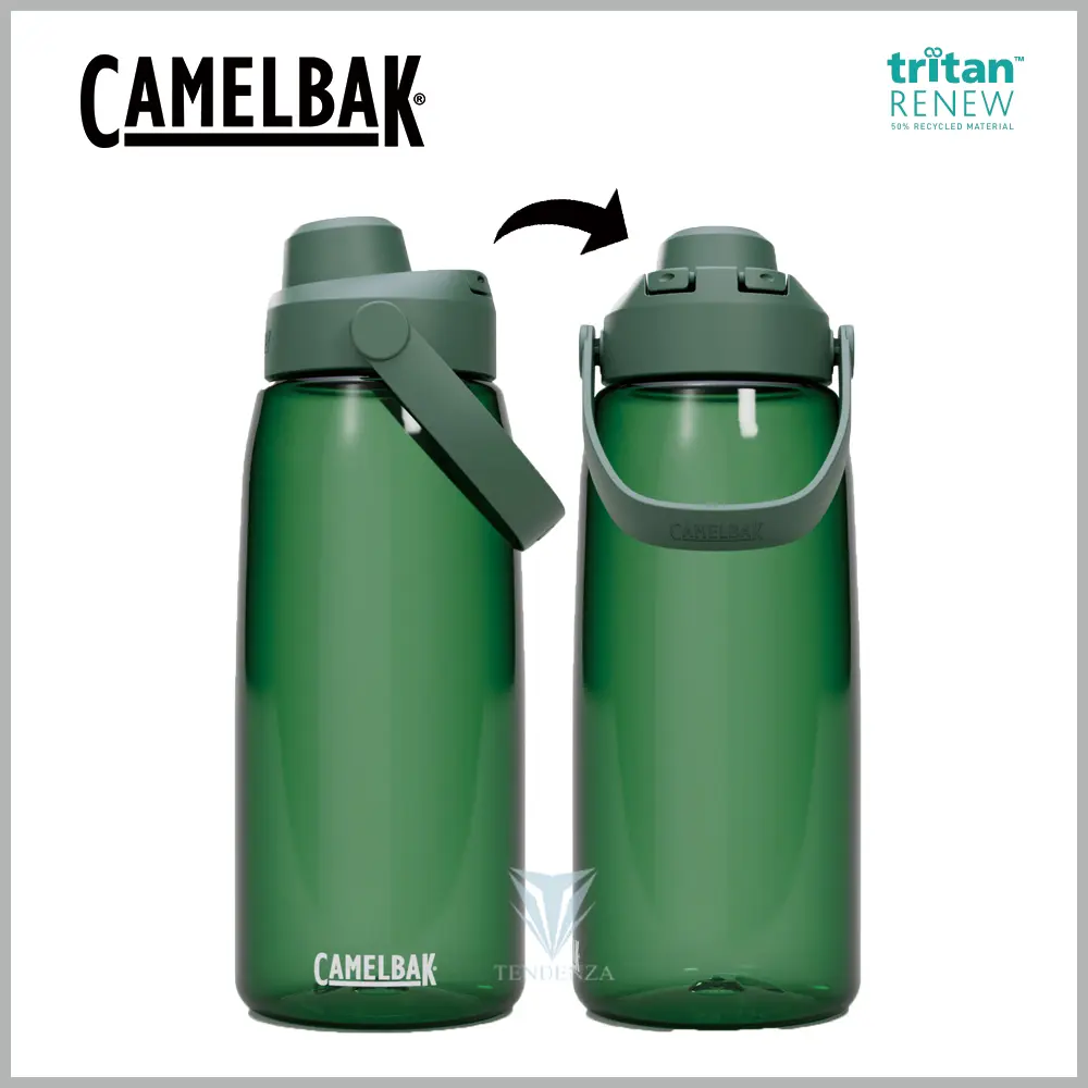 【CamelBak】CB2925301001 1000ml Chug 戶外運動水瓶RENEW 森林綠