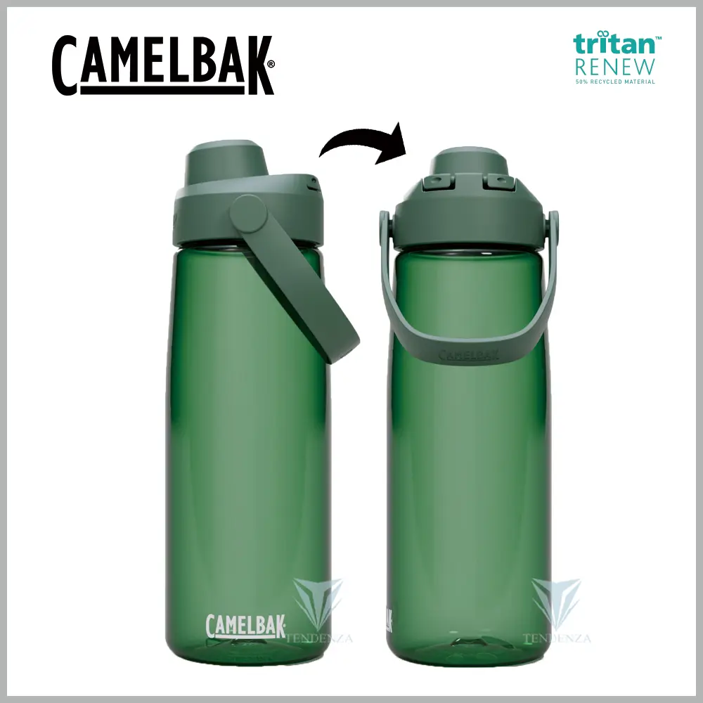 【CamelBak】CB2926301075 750ml Chug 戶外運動水瓶RENEW 森林綠