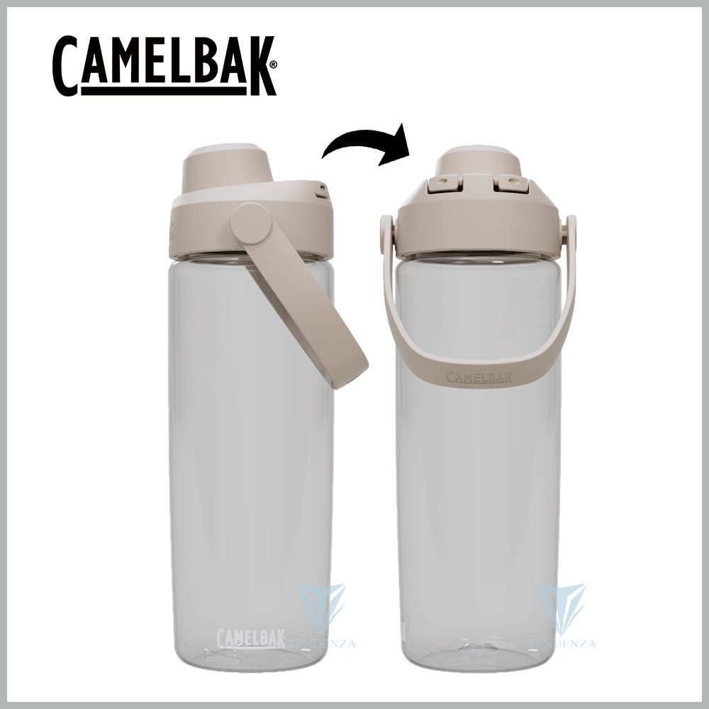 【CamelBak】CB2927101060 600ml Chug 戶外運動水瓶RENEW 晶透白