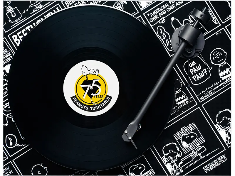 Pro-Ject Peanuts史努比75週年紀念款黑膠唱盤