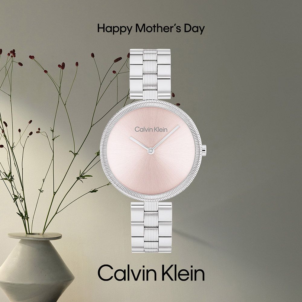 Calvin Klein 凱文克萊 CK 廣告款 Gleam 雙針女錶-32mm/ 25100015