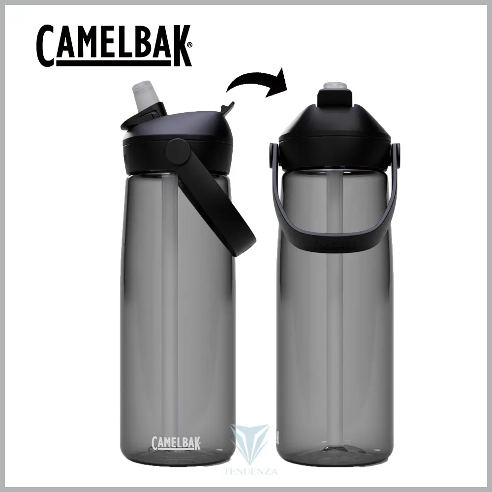 【CamelBak】CB2853001075 750ml Flip Straw多水吸管水瓶RENEW 炭黑