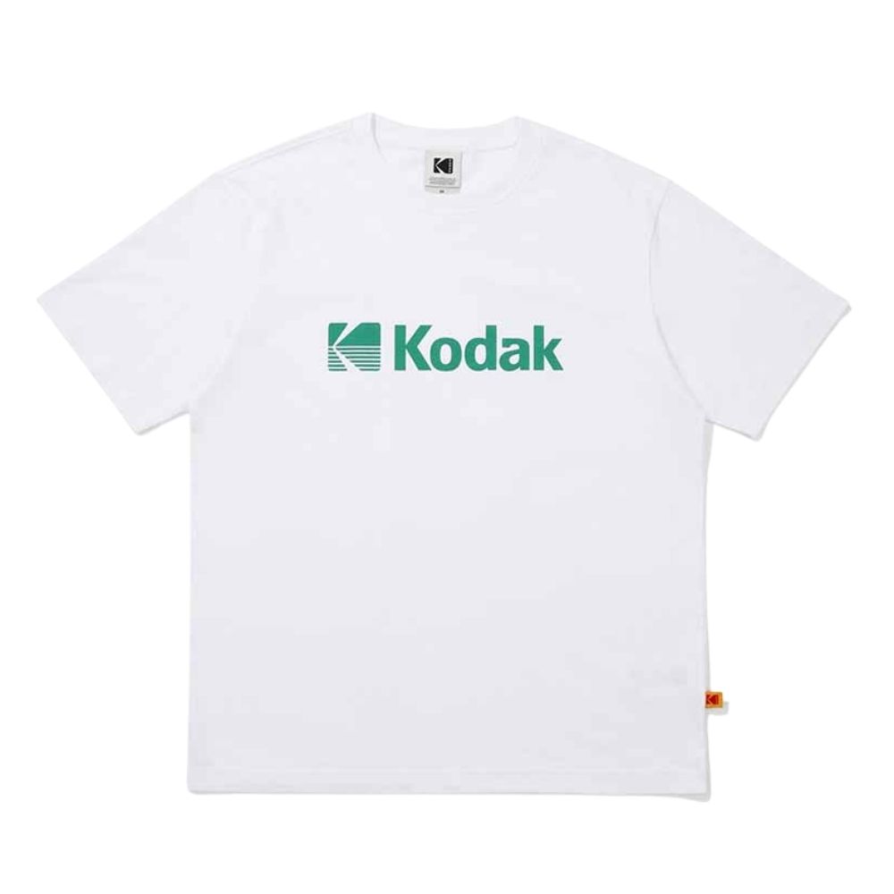 韓國 KODAK 大LOGO印花短袖T恤 白色WHITE/ M
