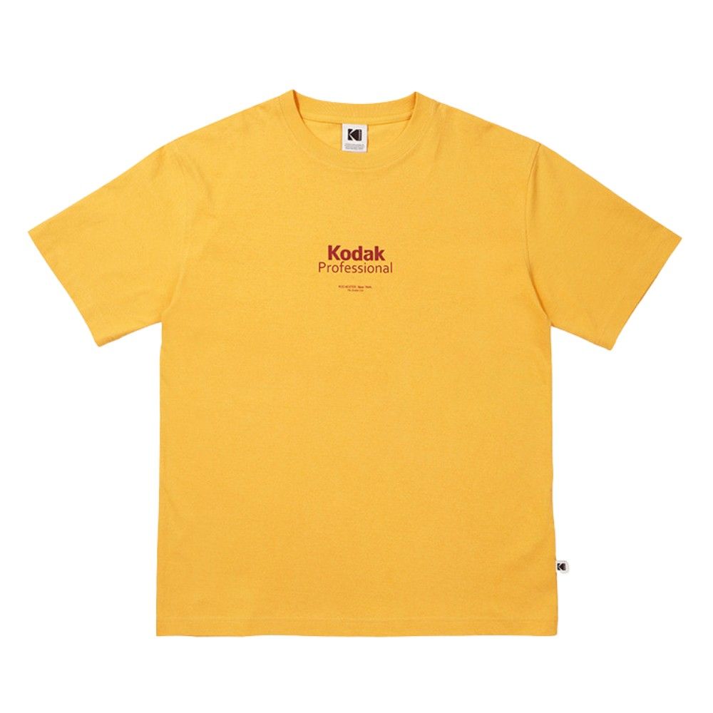韓國 KODAK 攝影圖像檔案庫短袖T恤 黃色YELLOW/ S