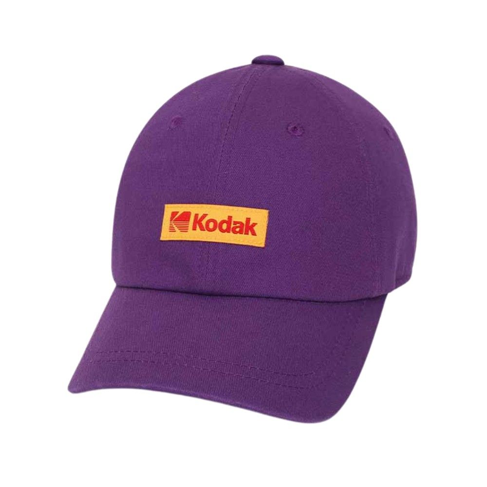 韓國 KODAK 經典標誌棉質棒球帽 紫色PURPLE/ M-L